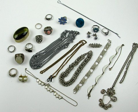 hvor ofte chance naturpark Lot diverse smykker - enkelte af sterling sølv | ebuy.dk