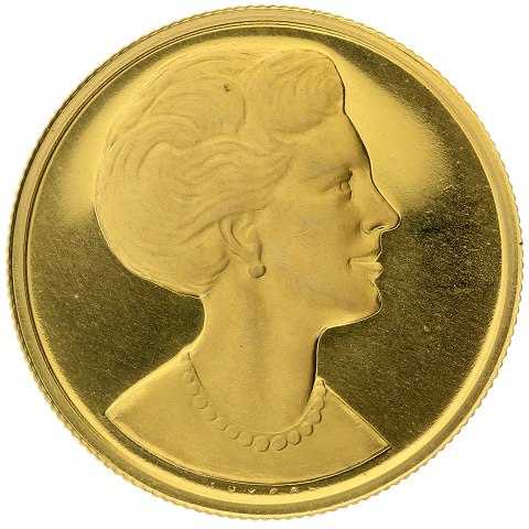 Høj eksponering Tomat stykke Danmark - Dronning Margrethe II - 1975 - Medalje (mindedukat) - GULD |  ebuy.dk